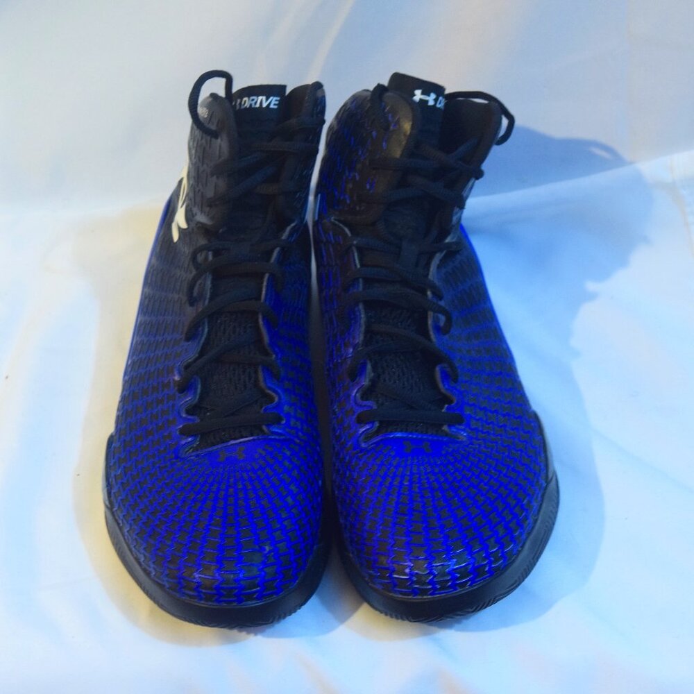 Under Armour Micro G Clutchfit Drive Blue Mens Basketball Shoes SZ 12